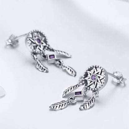 S925 Sterling Silver Pavé Setting CZ Earrings