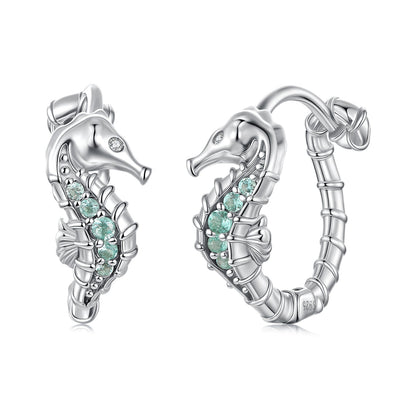 925 Sterling Silver Pavé Setting CZ Earrings for Women