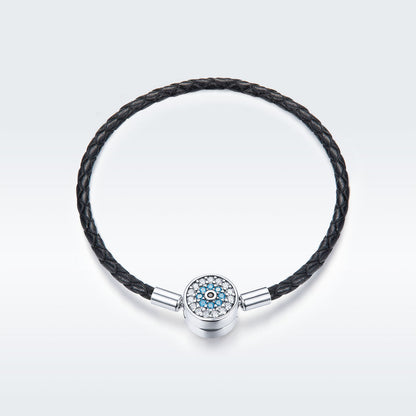 925 Sterling Silver Nan Style Bracelet Size 17.0