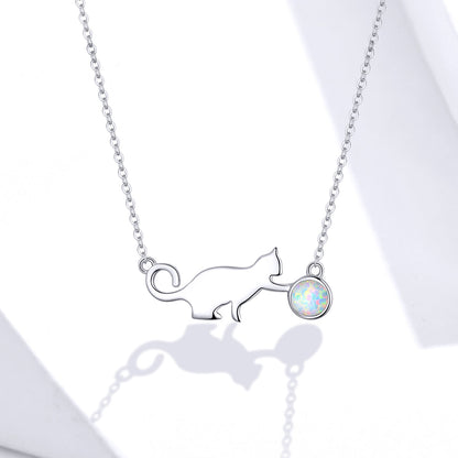 925 Sterling Silver Necklace 40-45cm for Women