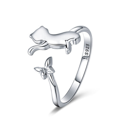 925 Sterling Silver Ring with 0.2cm Width and 1.2cm Claw Height