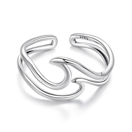Bague en argent sterling 925 oxydé pour homme - Largeur 0,3-1,1 cm