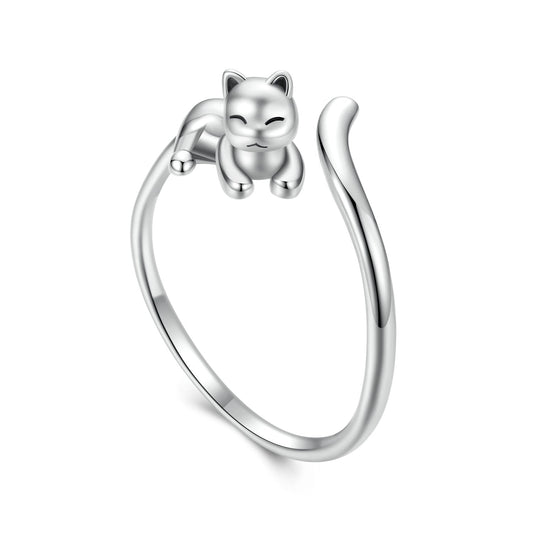 Bague en argent sterling 925 oxydé