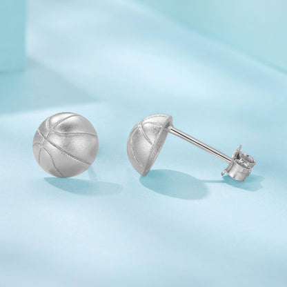 925 Sterling Silver Plated White Gold Earrings