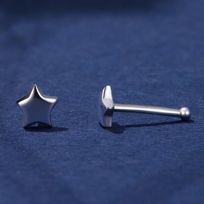 S925 Sterling Silver Earrings with Plated Platinum Finish for Women