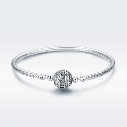 925 Sterling Silver SCB Bracelet Style Nan Size 17.0 for Women