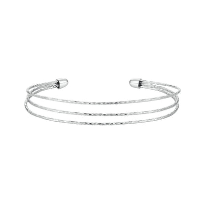 925 Sterling Silver White Gold Plated Bracelet for Women