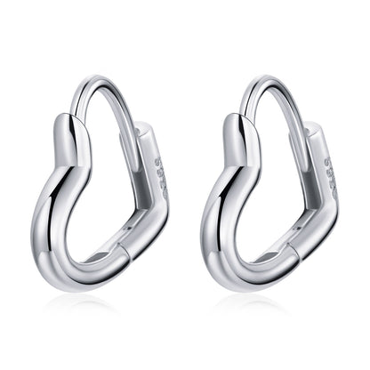 925 Sterling Silver & Platinum Earrings for Women