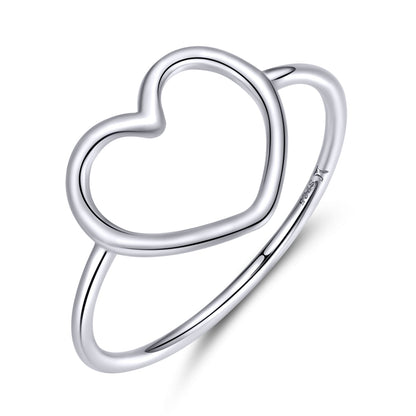 925 Sterling Silver Plated Platinum Ring Size 6.0 for Women