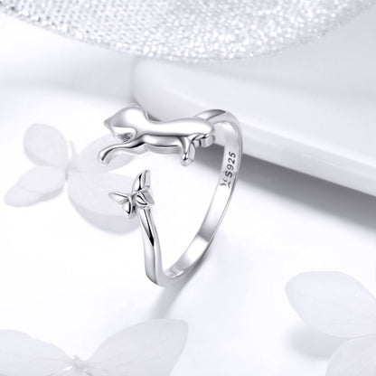 925 Sterling Silver Ring with 0.2cm Width and 1.2cm Claw Height