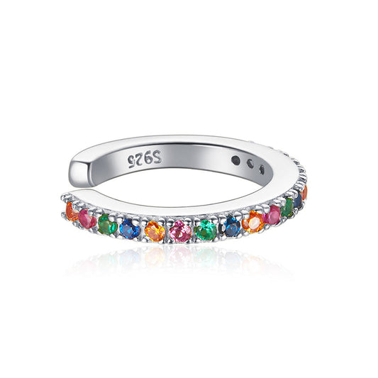 S925 Sterling Silver Platinum Plated 1.4cm Earrings for Women