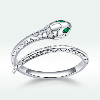 925 Sterling Silver Oxidized Pavé Setting CZ Slim Ring for Women