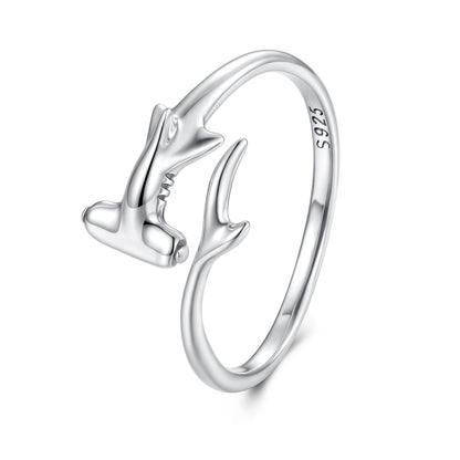 925 Sterling Silver Oxidized Silver Ring 0.16cm Width for Women
