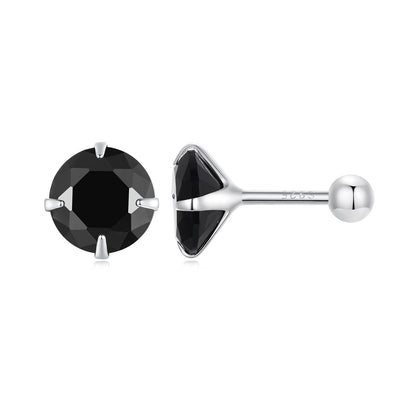 925 Sterling Silver Pavé Setting CZ Earrings for Women