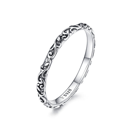925 Sterling Silver Size 6.0 Ring for Women