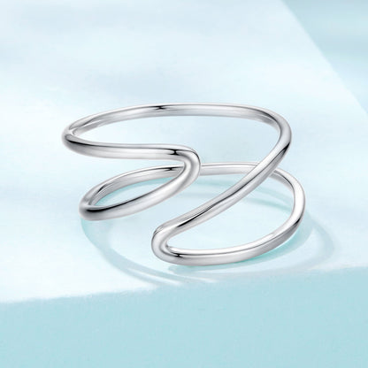 925 Sterling Silver Oxidized Silver 0.12-0.9cm Ring for Unisex