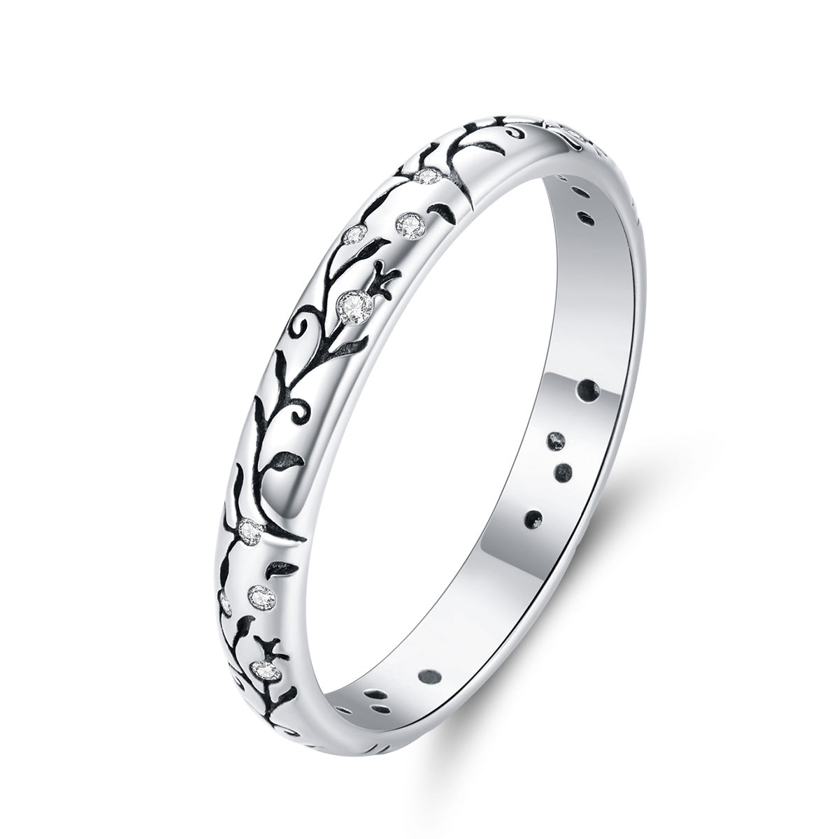 925 Sterling Silver Ring - Size 6.0 - Stylish Minimalist Design for Women