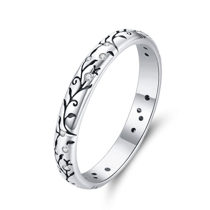 925 Sterling Silver Ring - Size 6.0 - Stylish Minimalist Design for Women