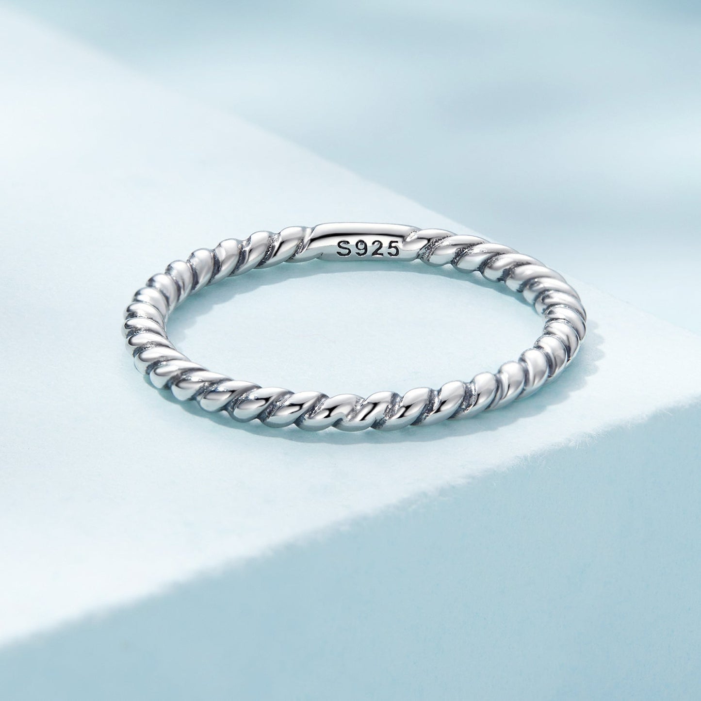 925 Sterling Silver Oxidized Ring Size 6.0 for Women