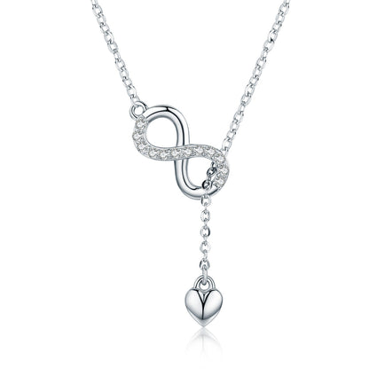 925 Sterling Silver Adjustable Necklace 38-45cm for Women