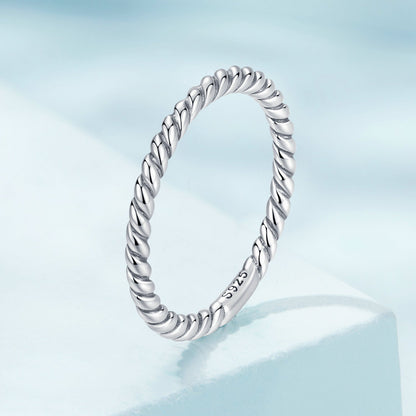 925 Sterling Silver Oxidized Ring Size 6.0 for Women