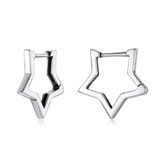 925 Sterling Silver Earrings 1.5cm x 1.7cm for Women