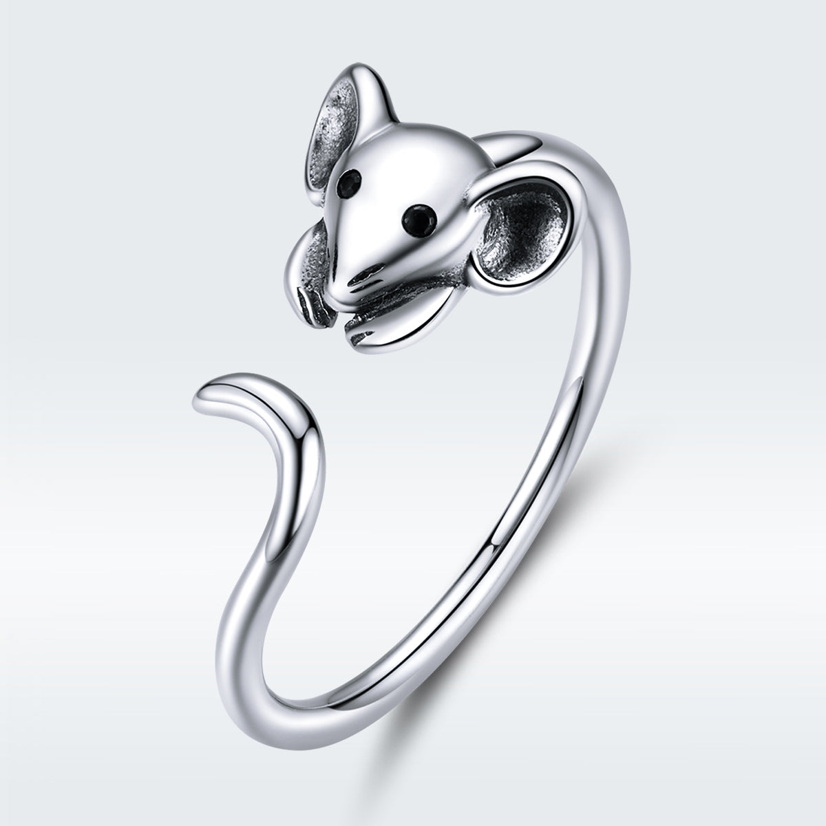 S925 Oxidized Silver Ring