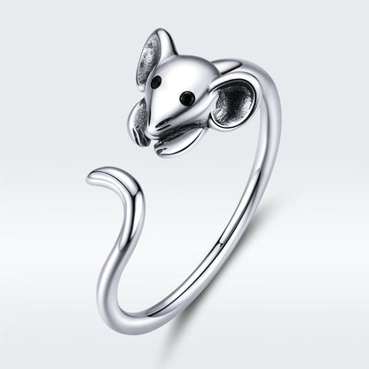 S925 Oxidized Silver Ring
