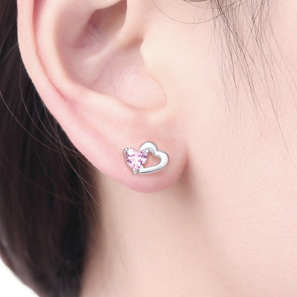 925 Sterling Silver Earrings with Pavé Setting CZ for Women