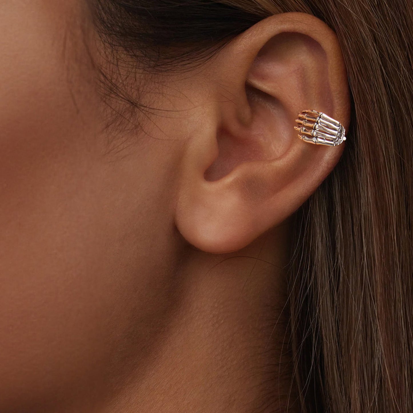 925 Sterling Silver Earrings 0.9*1.5cm for Women