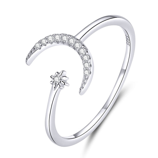 925 Sterling Silver Ring with Pavé Setting CZ