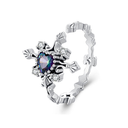 925 Sterling Silver Pavé Setting CZ Ring for Women