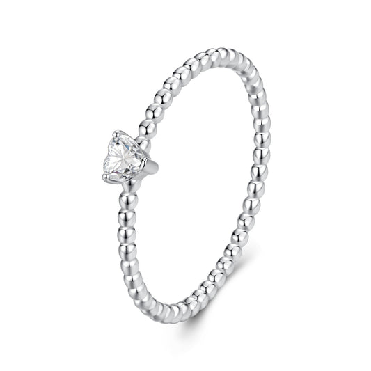 Bague en argent sterling 925 moissanite taille 6 plaquée or blanc