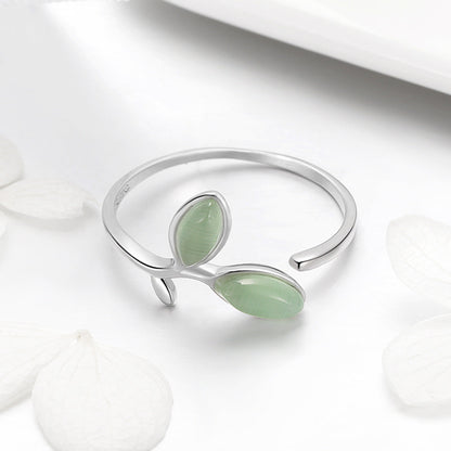 925 Sterling Silver Ring for Women - 0.1cm Width, 1.3cm Height