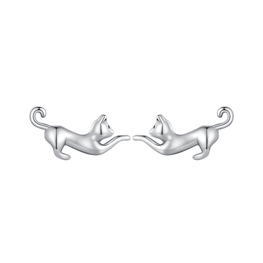 925 Sterling Silver Oxidized Earrings - 7*11mm for Women