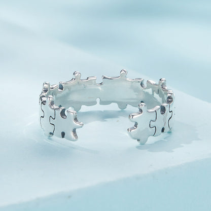 925 Sterling Silver Oxidized 6mm Ring