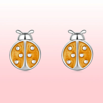 S925 Sterling Silver Enamel Earrings for Women
