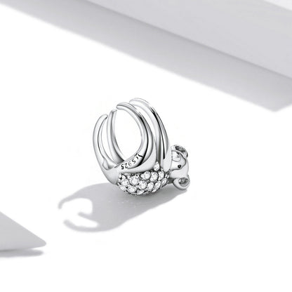 925 Sterling Silver CZ Pavé Setting Earrings