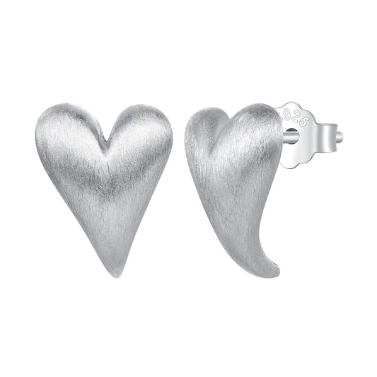 925 Sterling Silver Earrings with Platinum Plating for Women