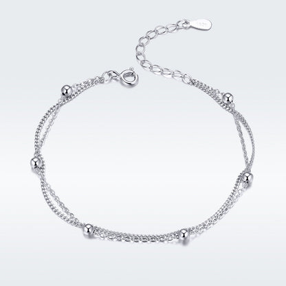 925 Sterling Silver Adjustable 19cm Bracelet for Women