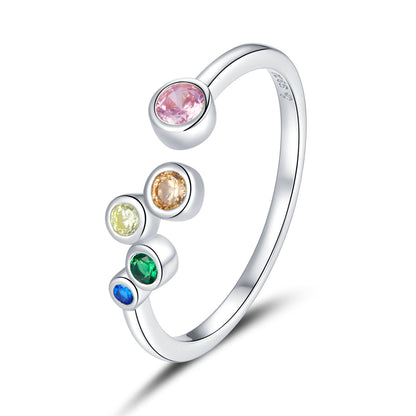 925 Sterling Silver Pavé Setting CZ Ring