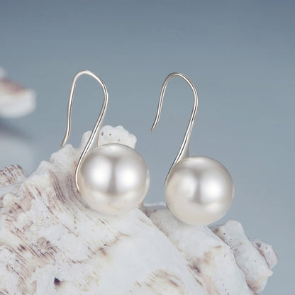 925 Sterling Silver Earrings with Quality Shell Pearl
