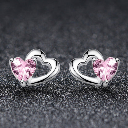 925 Sterling Silver Earrings with Pavé Setting CZ for Women