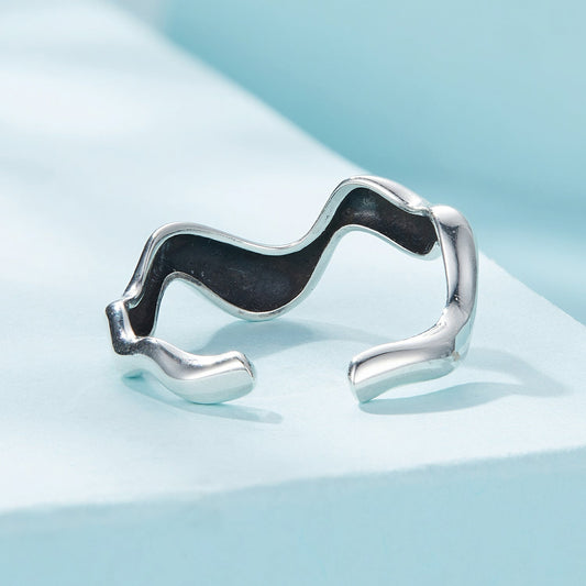 925 Sterling Silver Oxidized Band Ring 2.2-8mm