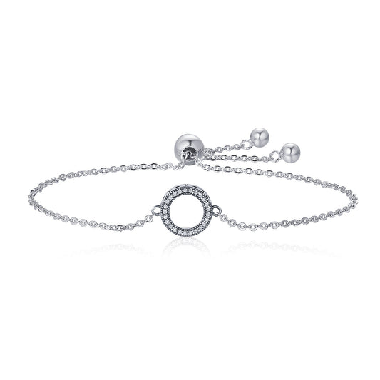 925 Sterling Silver Bracelet 26.5CM with 1.5*1.1CM Pendant for Unisex