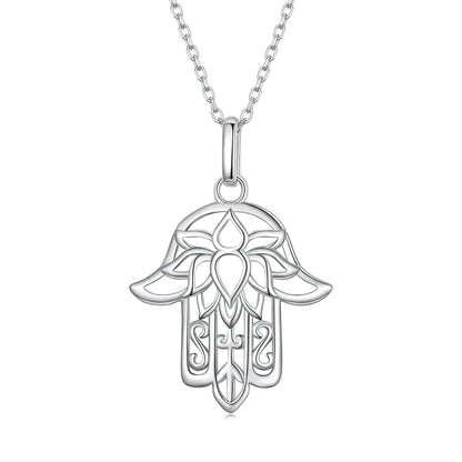 S925 Sterling Silver Plated Platinum Adjustable Necklace for Women