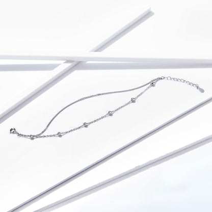 925 Sterling Silver Adjustable 19cm Bracelet for Women