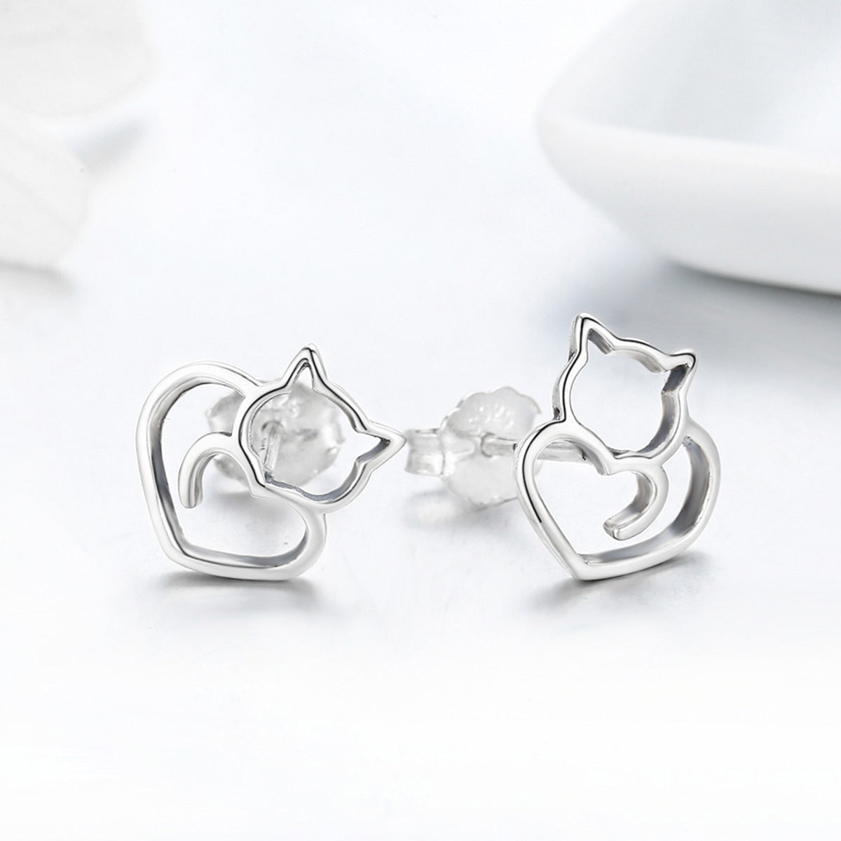 925 Sterling Silver Oxidized Earrings