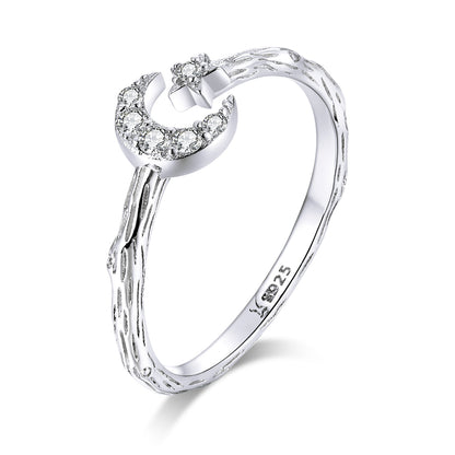 925 Sterling Silver Custom Ring with Pavé Setting CZ