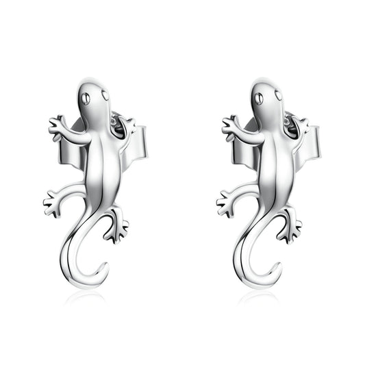 925 Sterling Silver Earrings 1.3*0.6cm for Women